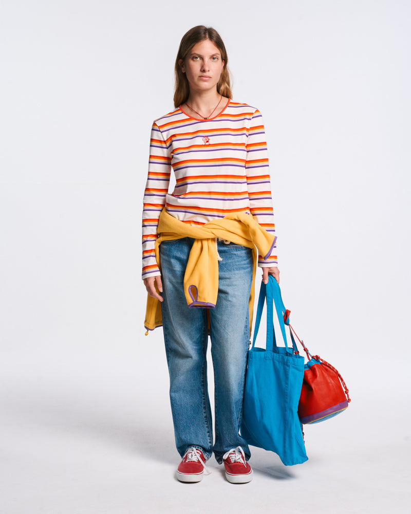 Au Vieux Campeur - Paid Leave - Bianca T-Shirt - Ecru & Multi
