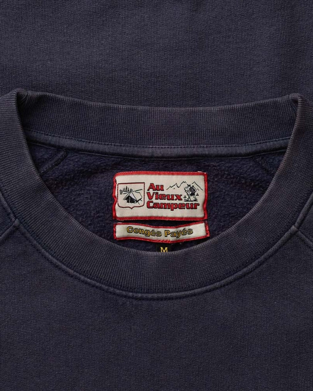 Au Vieux Campeur - Paid Holidays - Milo Sweatshirt - Faded Navy