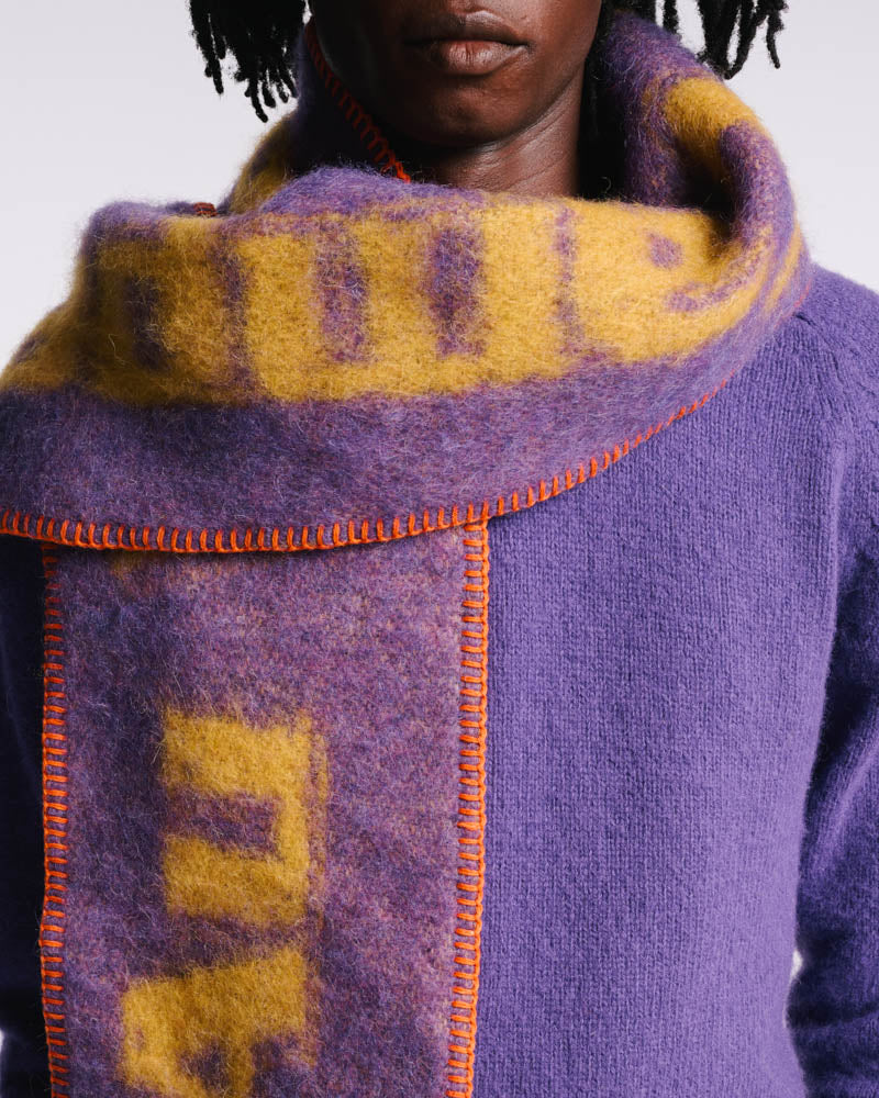 Au Vieux Campeur - Congés Payés - Echarpe Avc - Violet