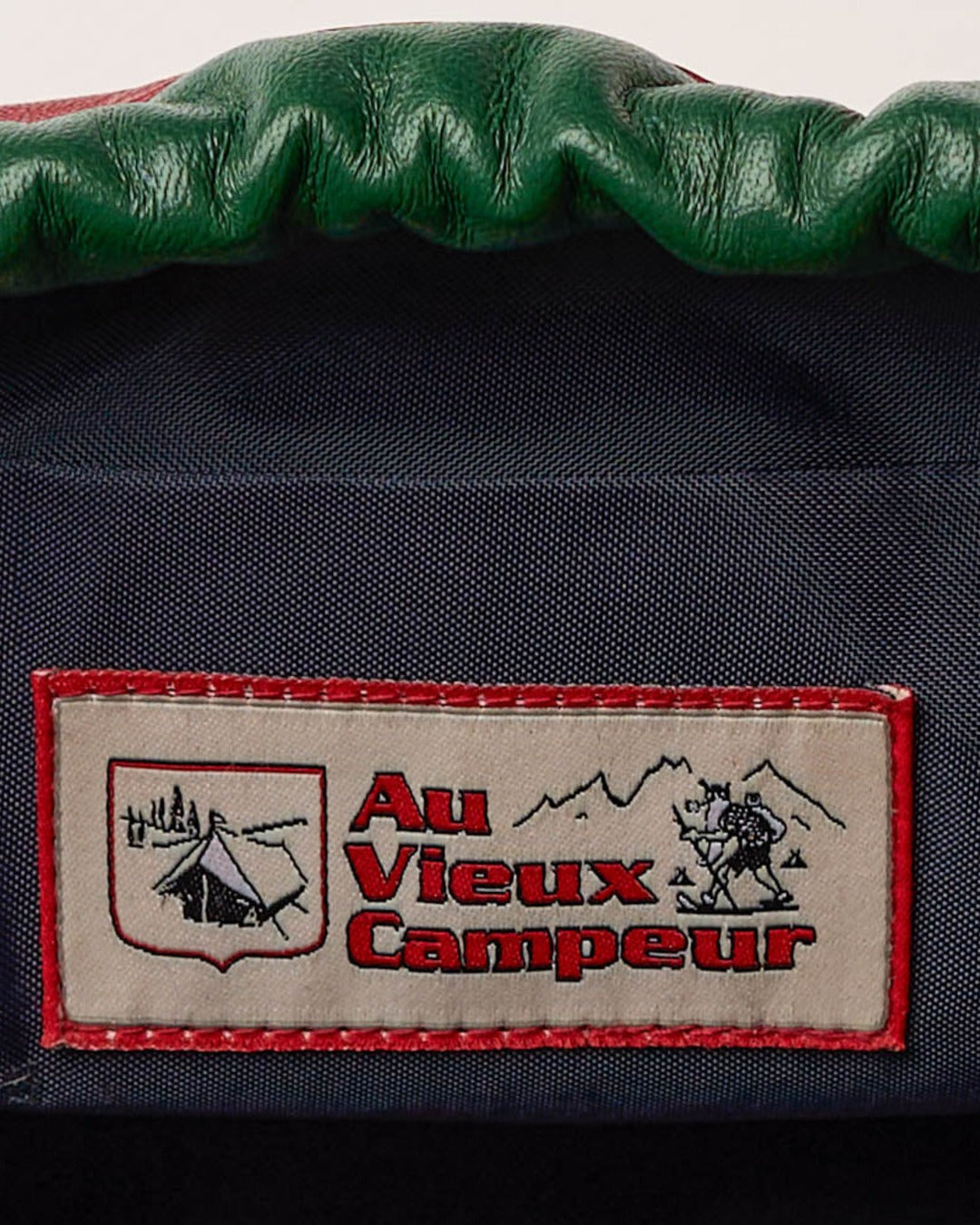 Au Vieux Campeur - Paid Leave - Climber Bag - Bordeaux Green & Orange