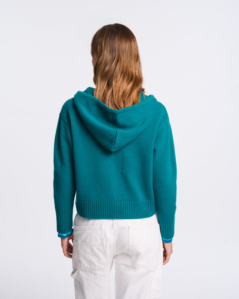 Au Vieux Campeur - Congés Payés - Pull Daisy - Vert Canard