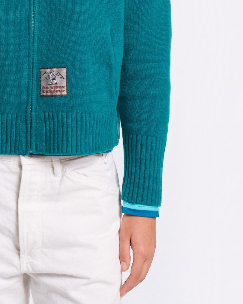 Au Vieux Campeur - Congés Payés - Pull Daisy - Vert Canard