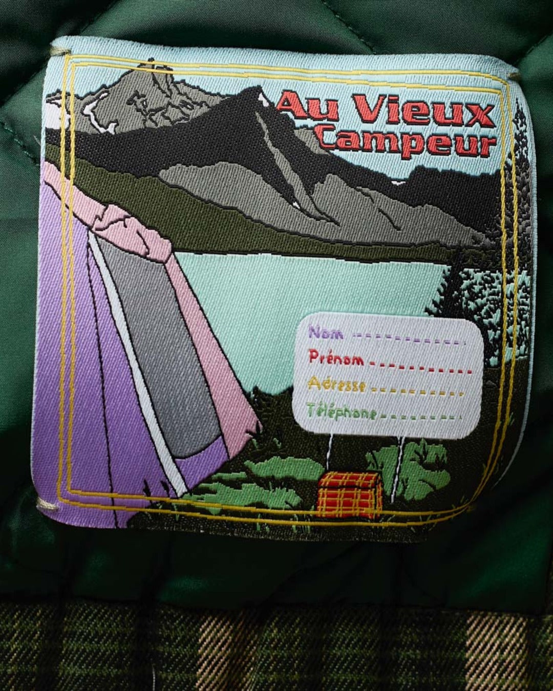 Au Vieux Campeur - Paid Leave - Claudine Checkered Jacket - Green