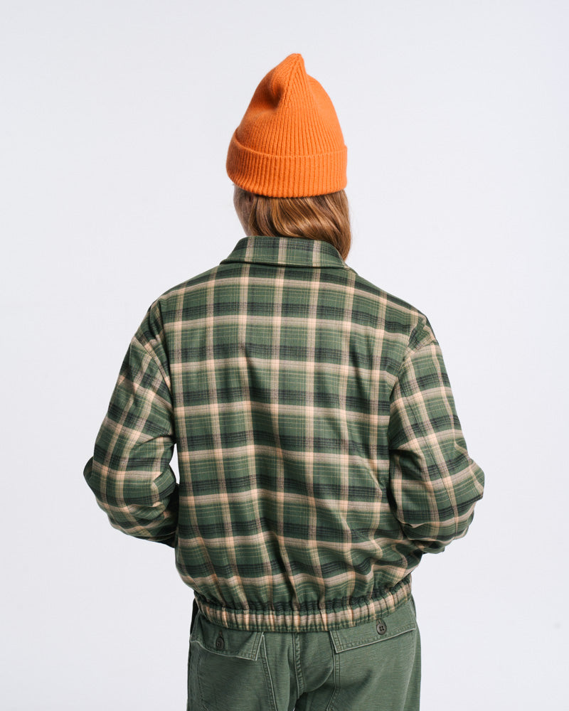 Au Vieux Campeur - Paid Leave - Claudine Checkered Jacket - Green