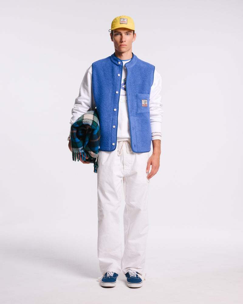 Au Vieux Campeur - Paid Leave - Louison Sleeveless Jacket - Bleu Royal