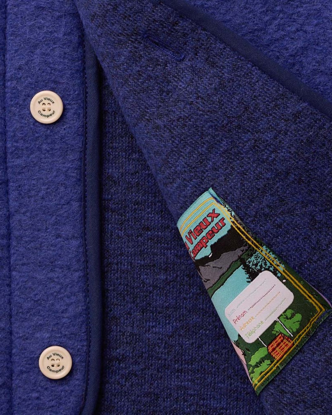 Au Vieux Campeur - Paid Leave - Louison Sleeveless Jacket - Bleu Royal