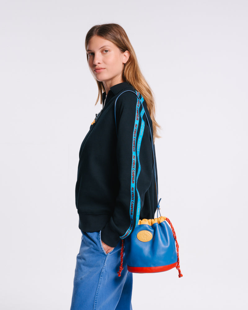 Au Vieux Campeur - Paid Leave - Climber Bag - Bleu Yellow & Red
