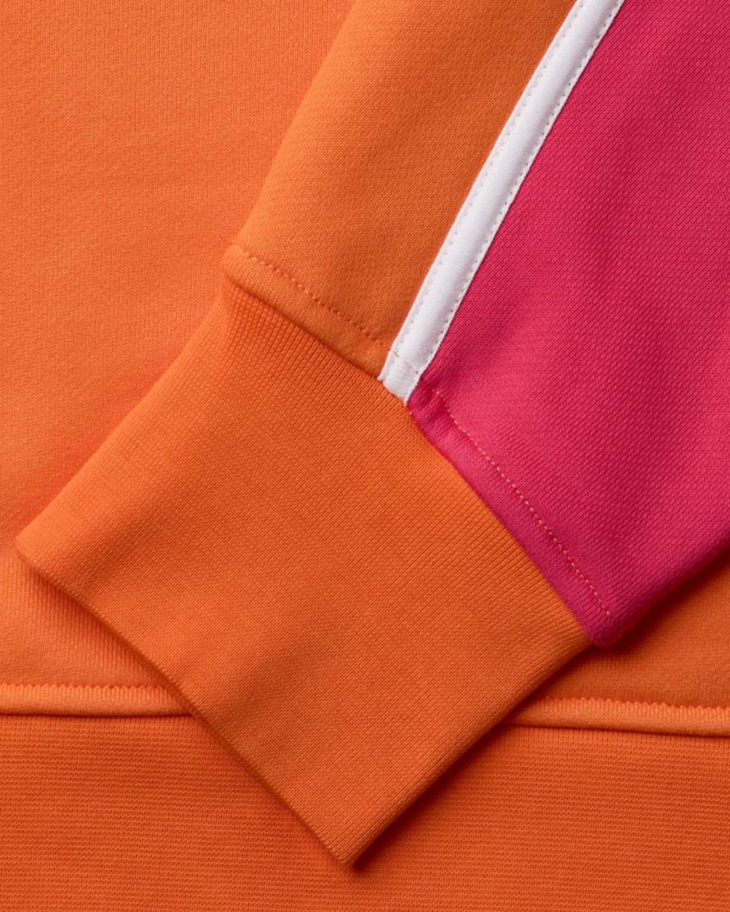 Au Vieux Campeur - Paid Leave - Vc Sport Sweatshirt - Pink & Orange
