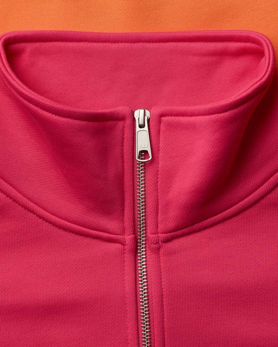 Au Vieux Campeur - Paid Leave - Vc Sport Sweatshirt - Pink & Orange