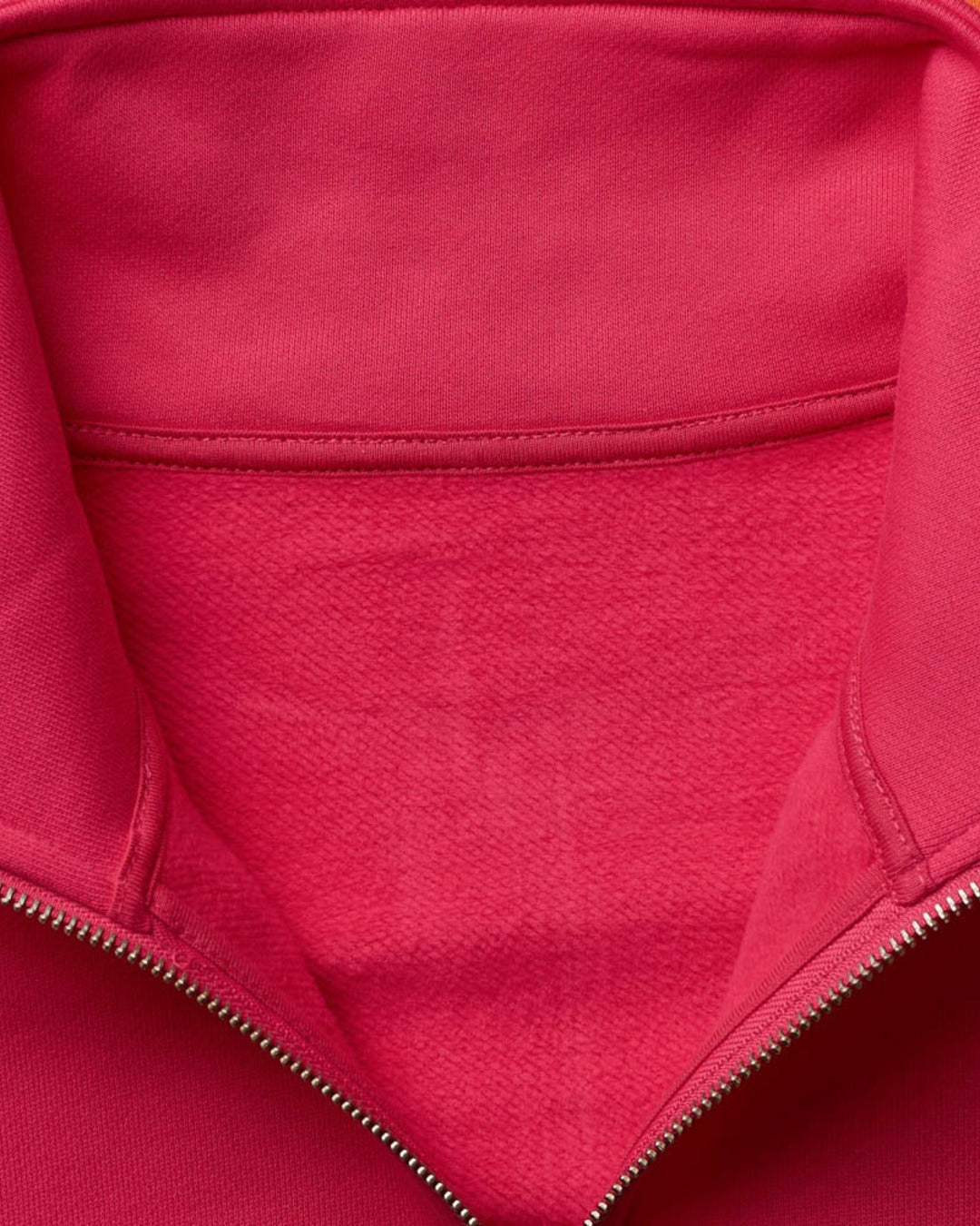 Au Vieux Campeur - Paid Leave - Vc Sport Sweatshirt - Pink & Orange