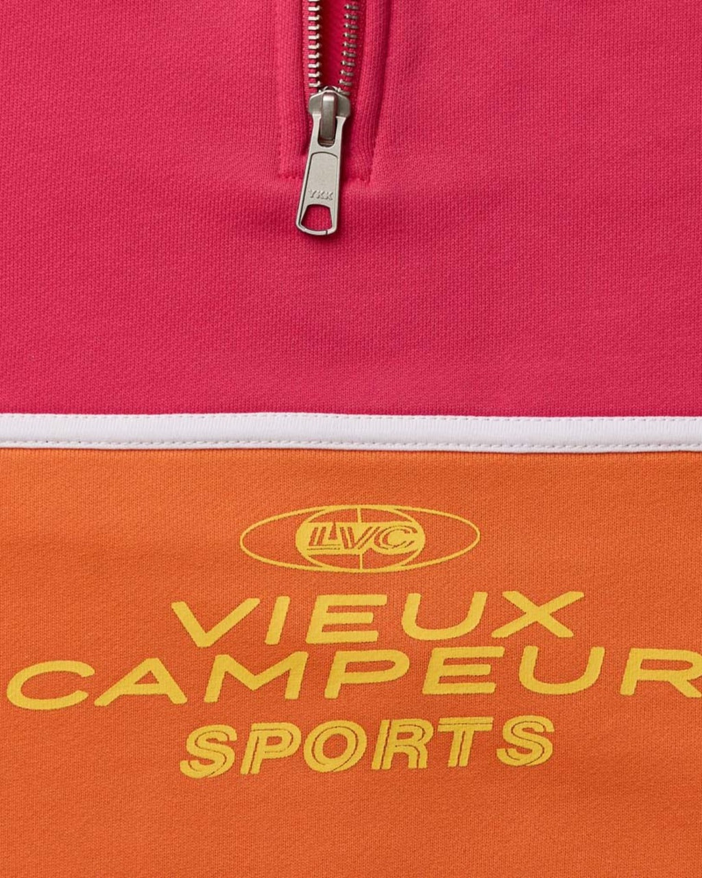 Au Vieux Campeur - Paid Leave - Vc Sport Sweatshirt - Pink & Orange