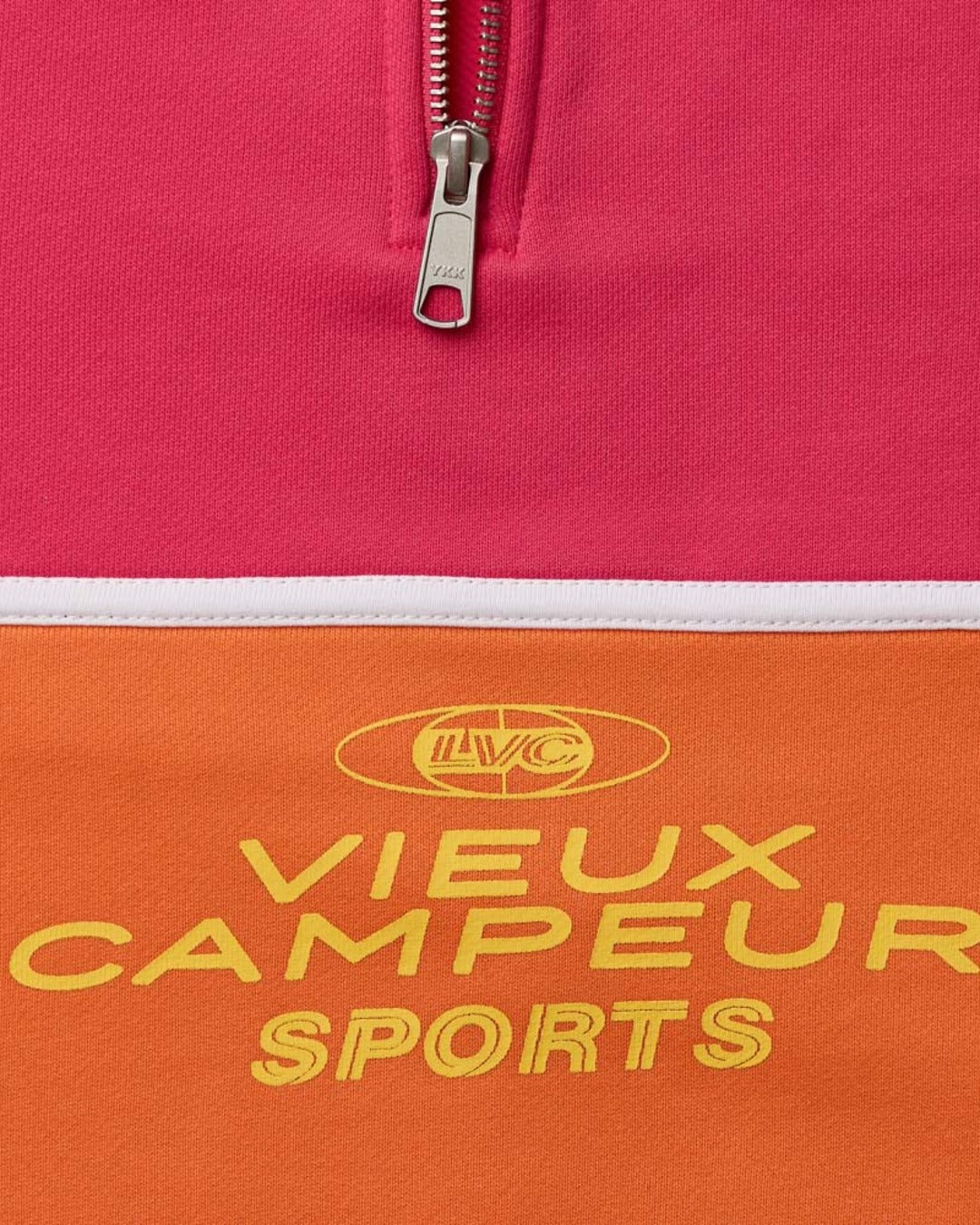 Au Vieux Campeur - Paid Leave - Vc Sport Sweatshirt - Pink & Orange