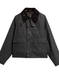 Barbour - Veste Tartan Spey Wax - Noir