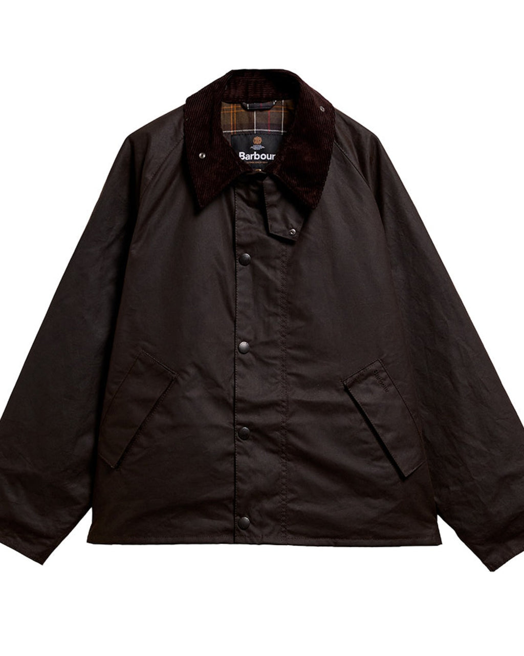 Barbour - Veste Os Transport Wax - Marron Foncé