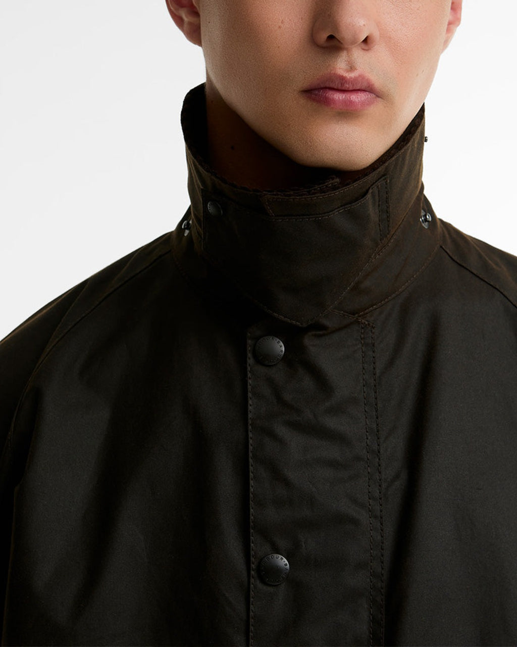 Barbour - Veste Os Transport Wax - Marron Foncé