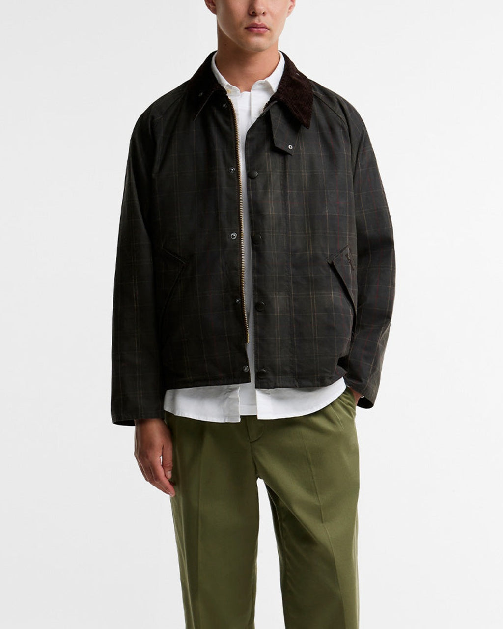 Barbour - Wax Tartan Transport Jacket - Black