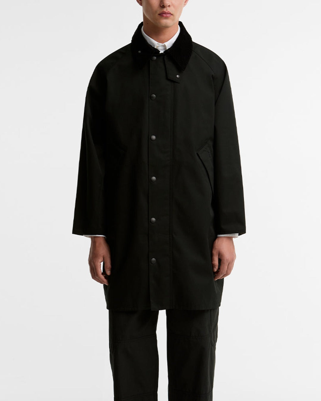 Barbour - Long Transport Coat - Black