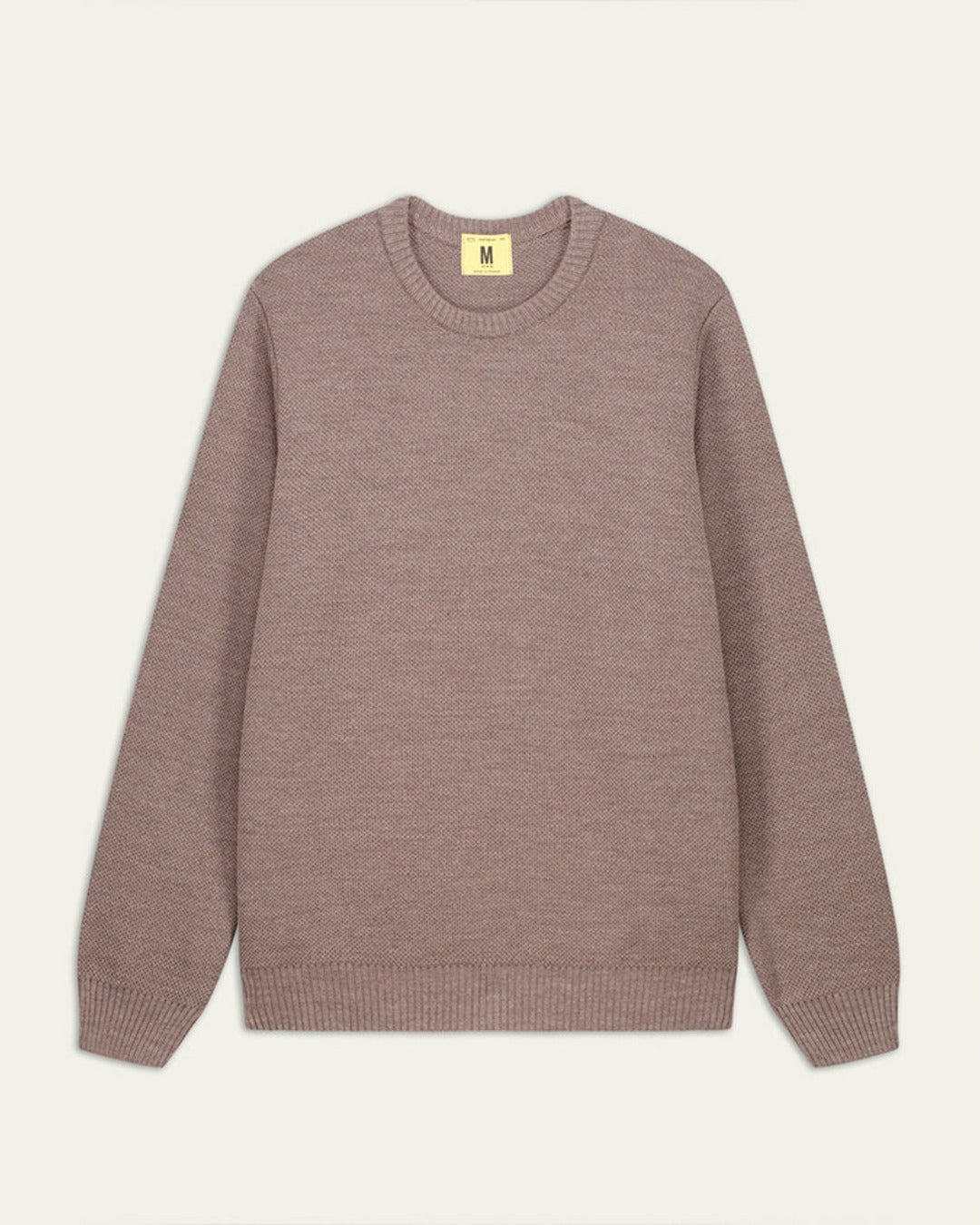 Nitto Knitwear - Pull Youri Col Rond - Taupe