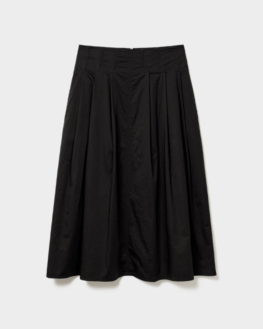 Low Classic - Long Tucked Skirt - Charcoal