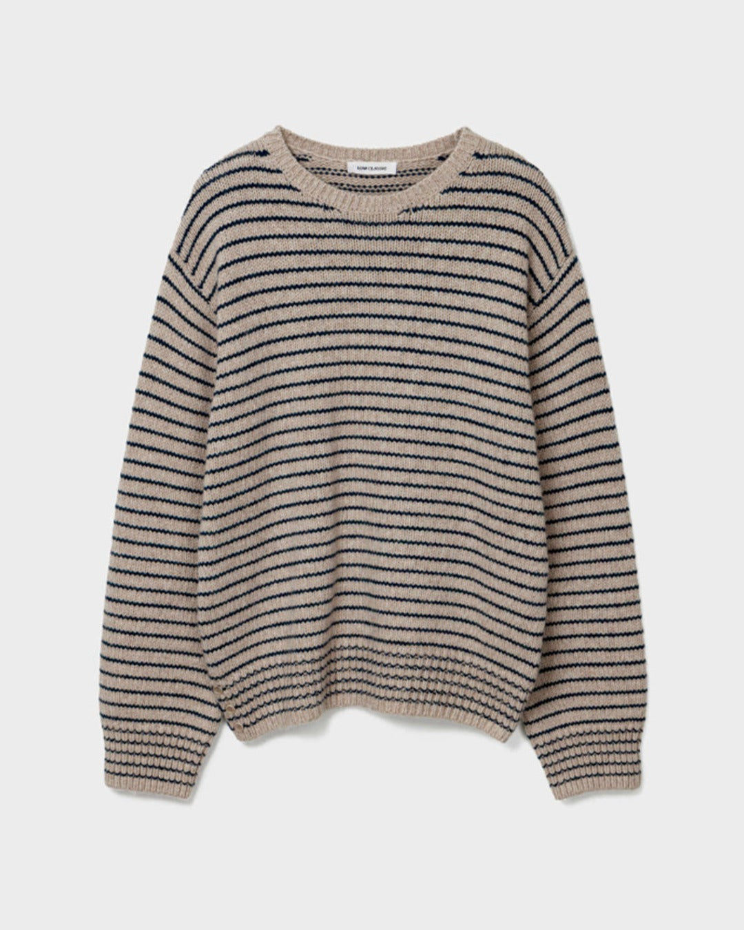 Low Classic - Striped Sweater - Beige