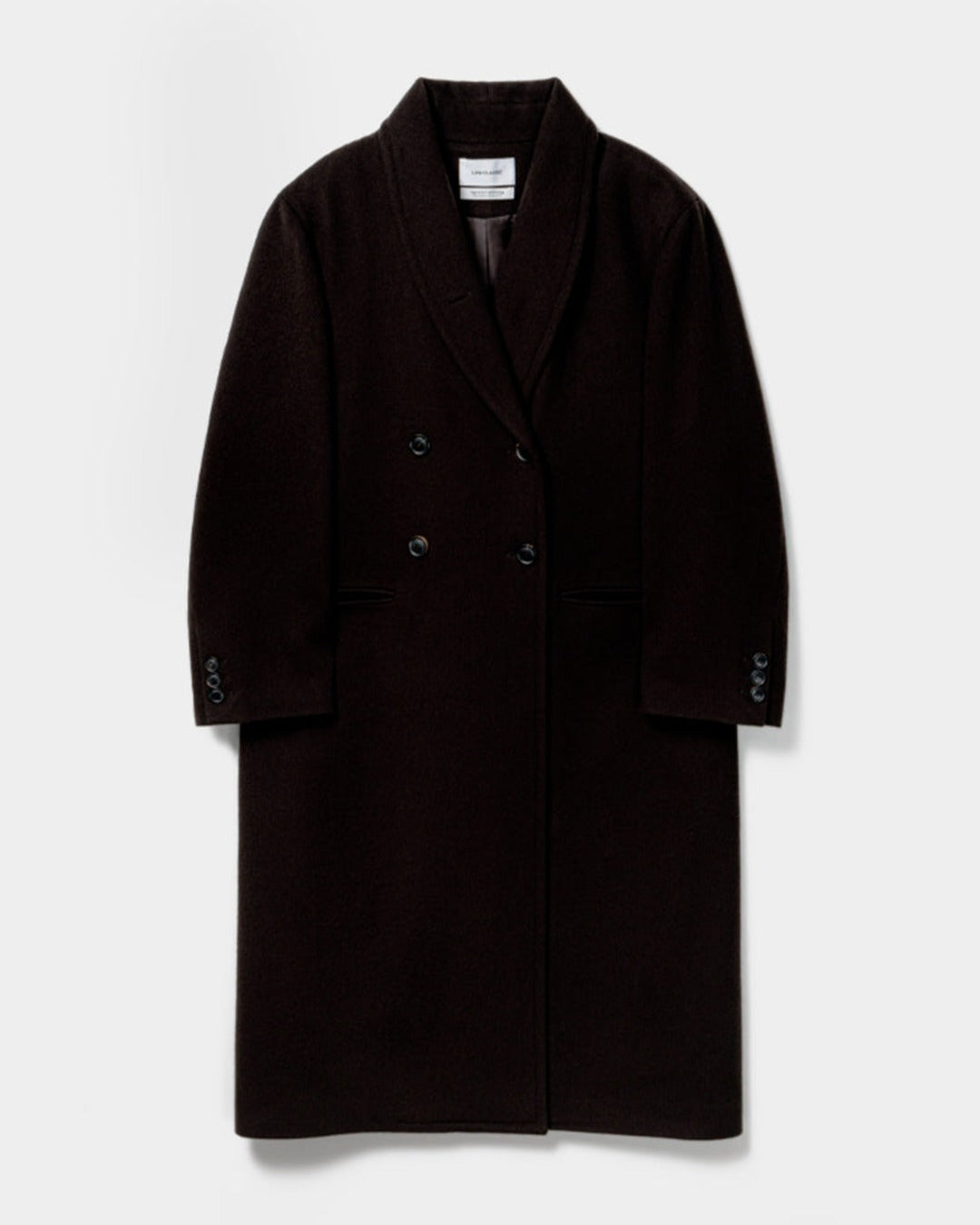 Low Classic - Manteau Col Châle - Marron