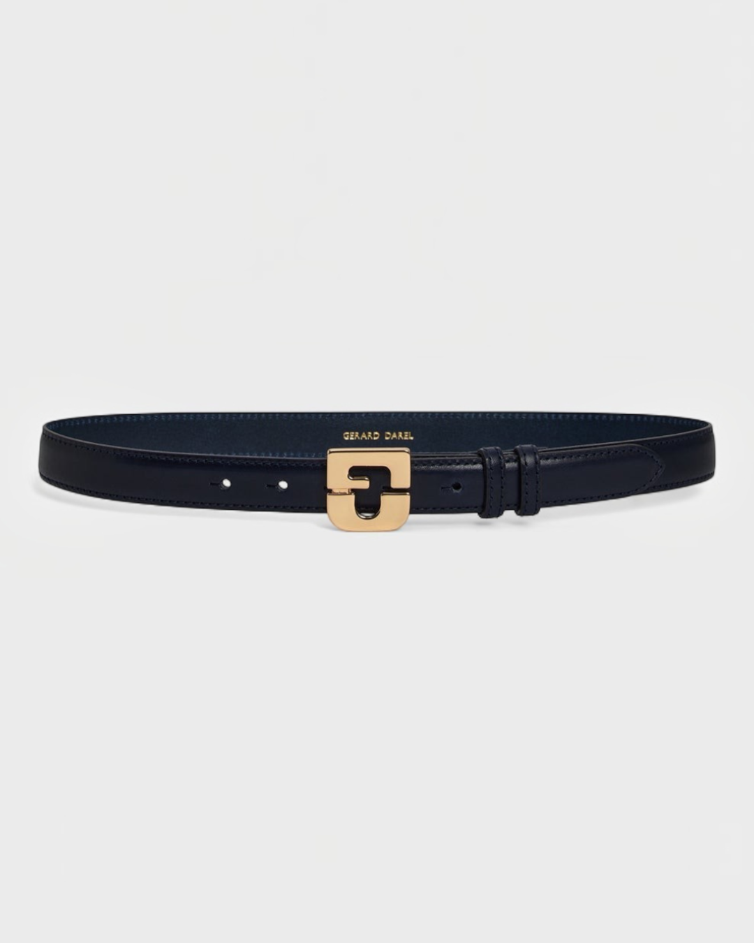 Gerard Darel - Le Lauren Signature Leather Belt - Navy