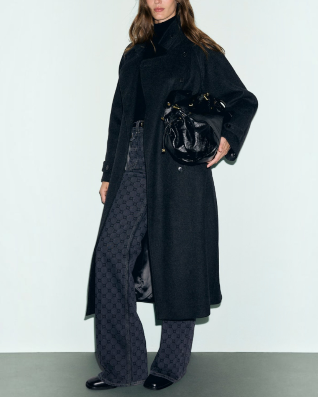 Gerard Darel - Trench En Laine Mélangée Vera - Gris