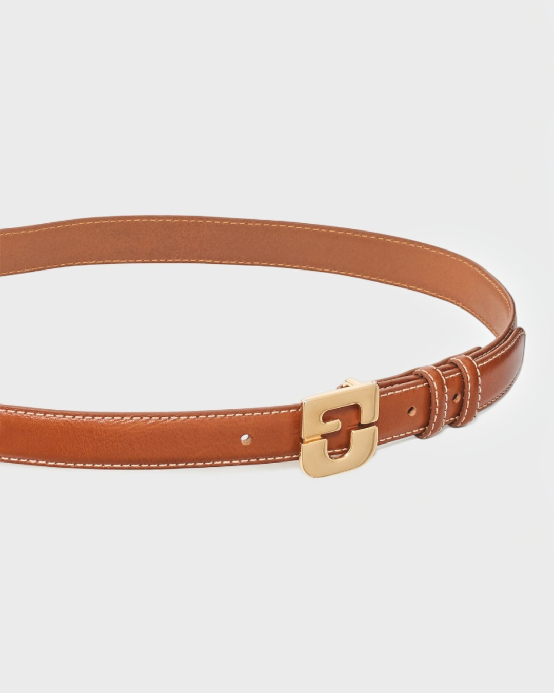 Gerard Darel - Le Lauren Signature Leather Belt - Brown