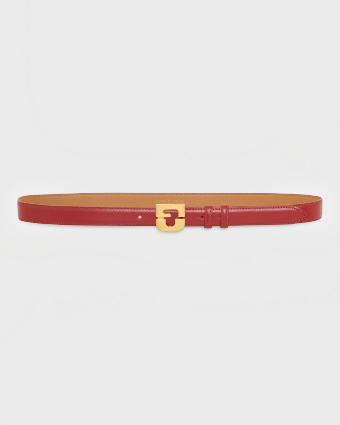 Gerard Darel - Le Lauren Signature Leather Belt - Red