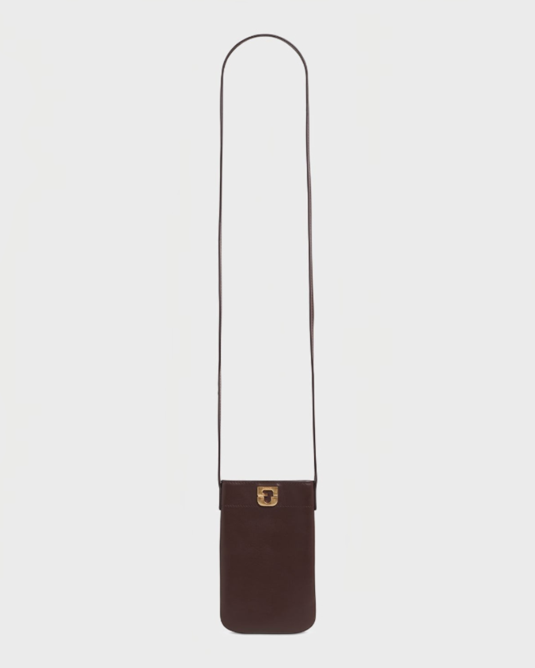 Gerard Darel - Ladyphone Leather Phone Holder - Brown