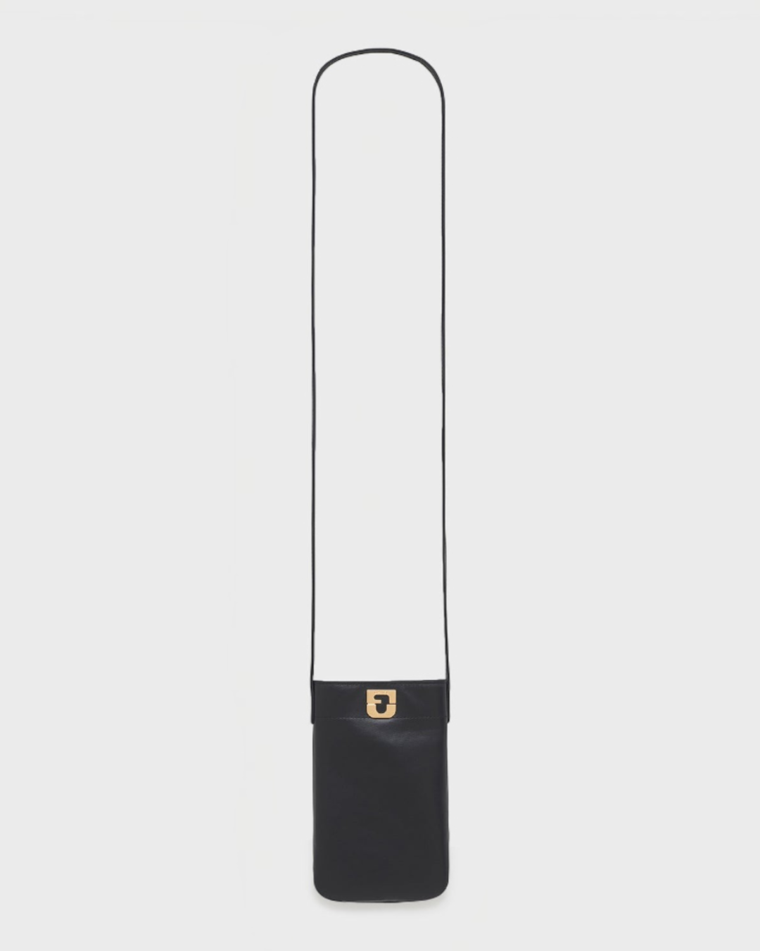 Gerard Darel - Ladyphone Leather Phone Holder - Black