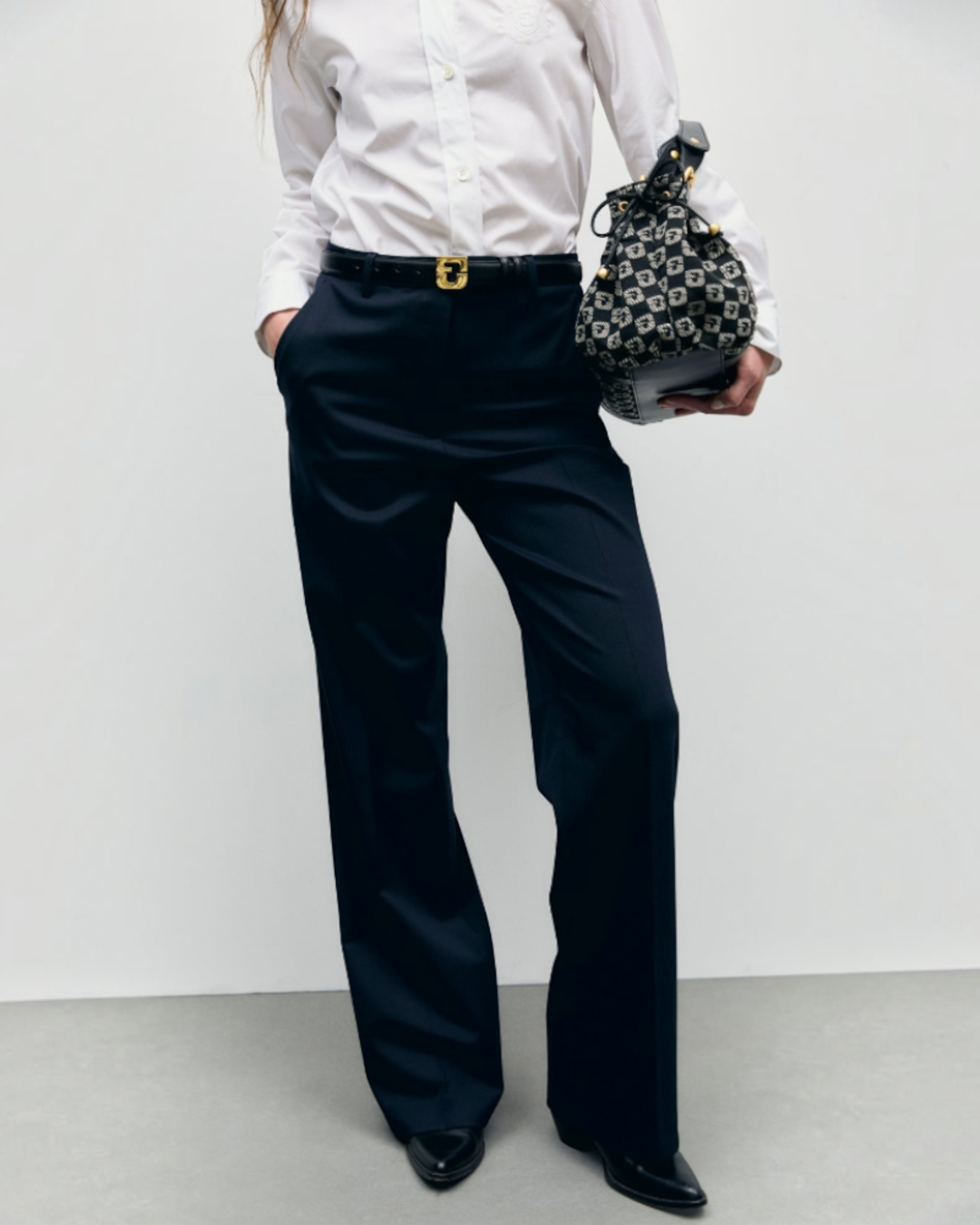 Gerard Darel - Pantalon Droit De Tailleur Megan - Marine