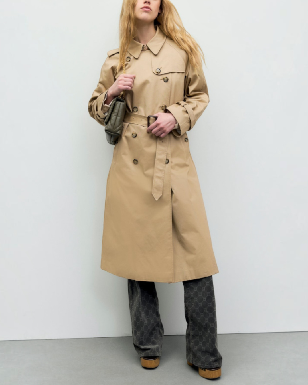 Gerard Darel - Trench Long Serge - Beige