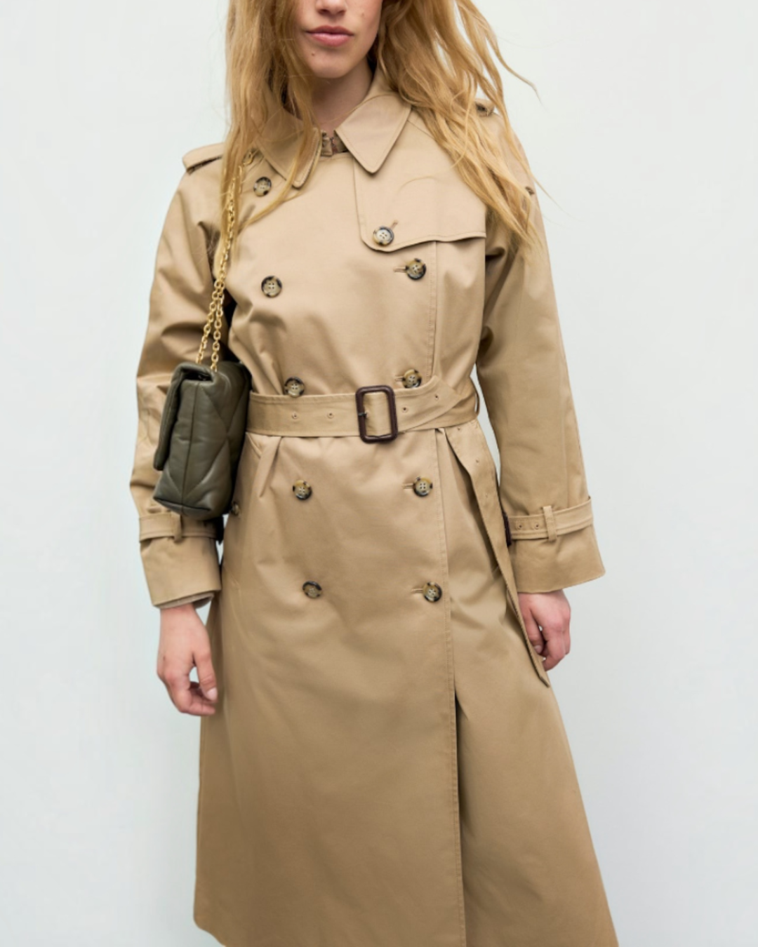 Gerard Darel - Trench Long Serge - Beige