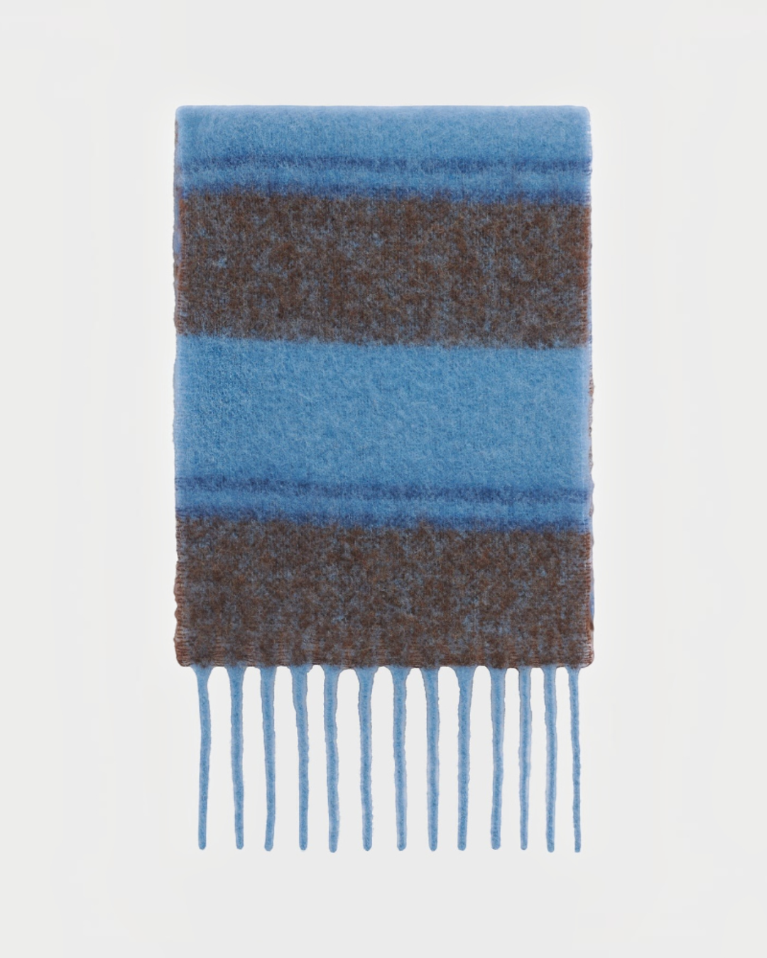 Gerard Darel - Echarpe À Larges Rayures Syracusa - Bleu