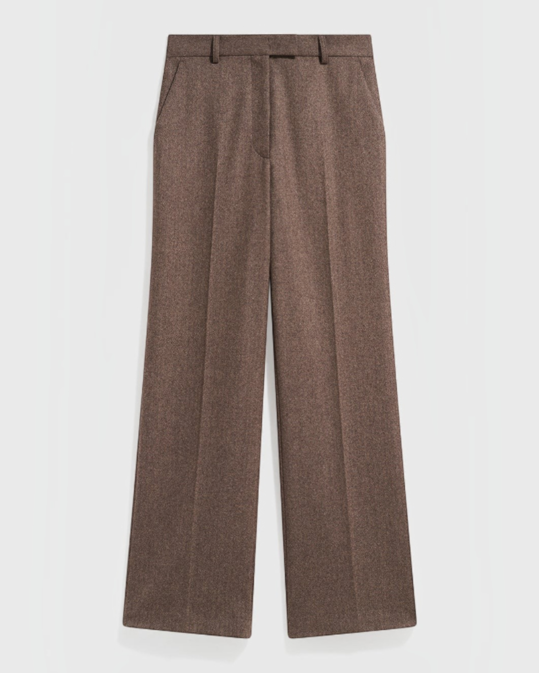 Gerard Darel - Pantalon Large De Tailleur À Chevrons Mia - Marron