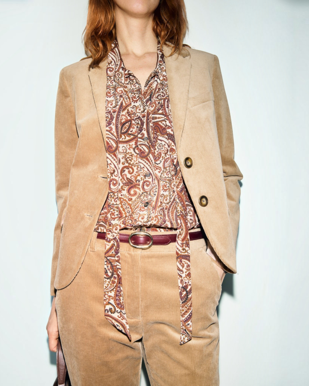 Gerard Darel - Veste En Velours Côtelé Jelani - Jaune