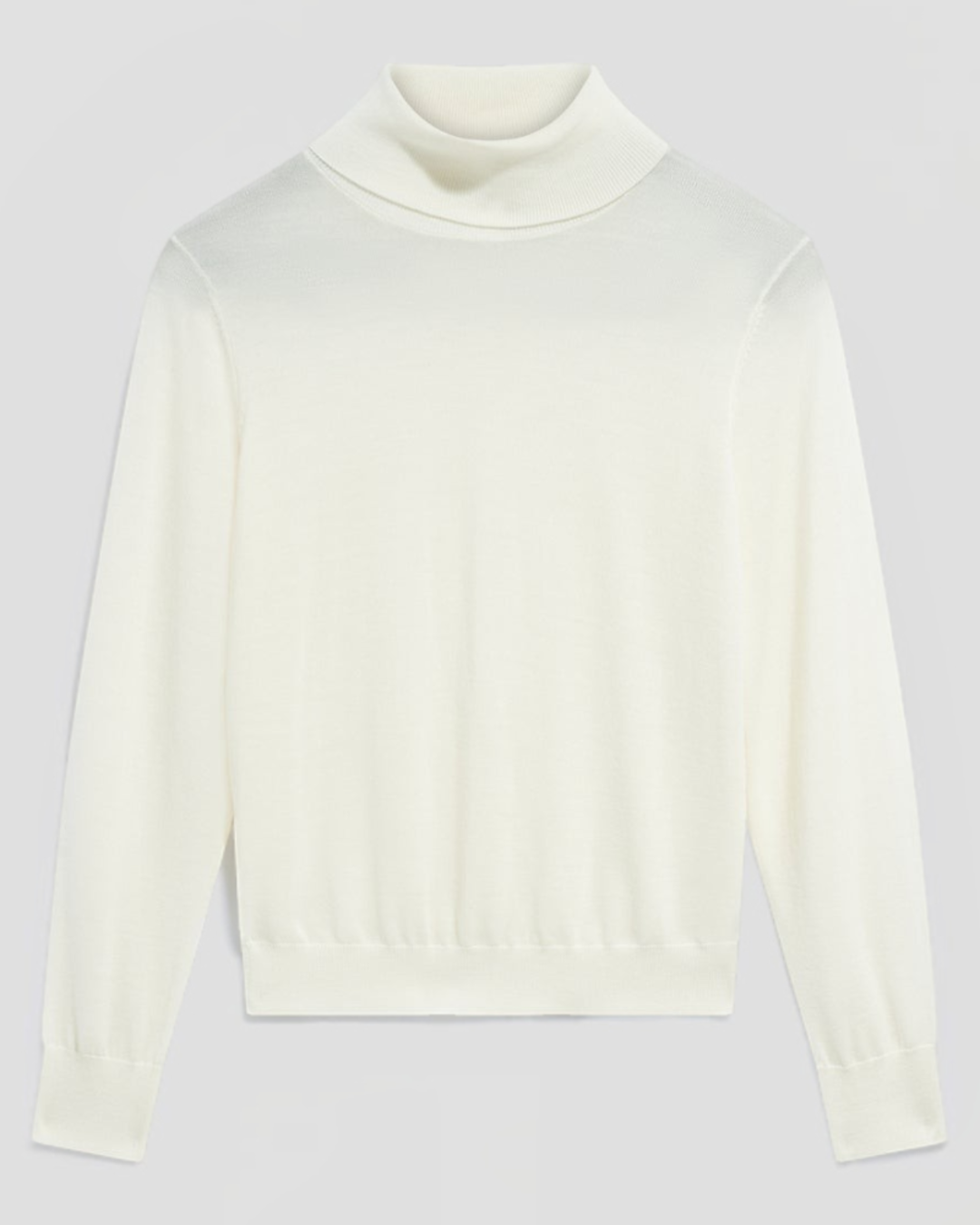 Gerard Darel - Pull À Col Roulé En Laine Mérinos Rosaire - Blanc