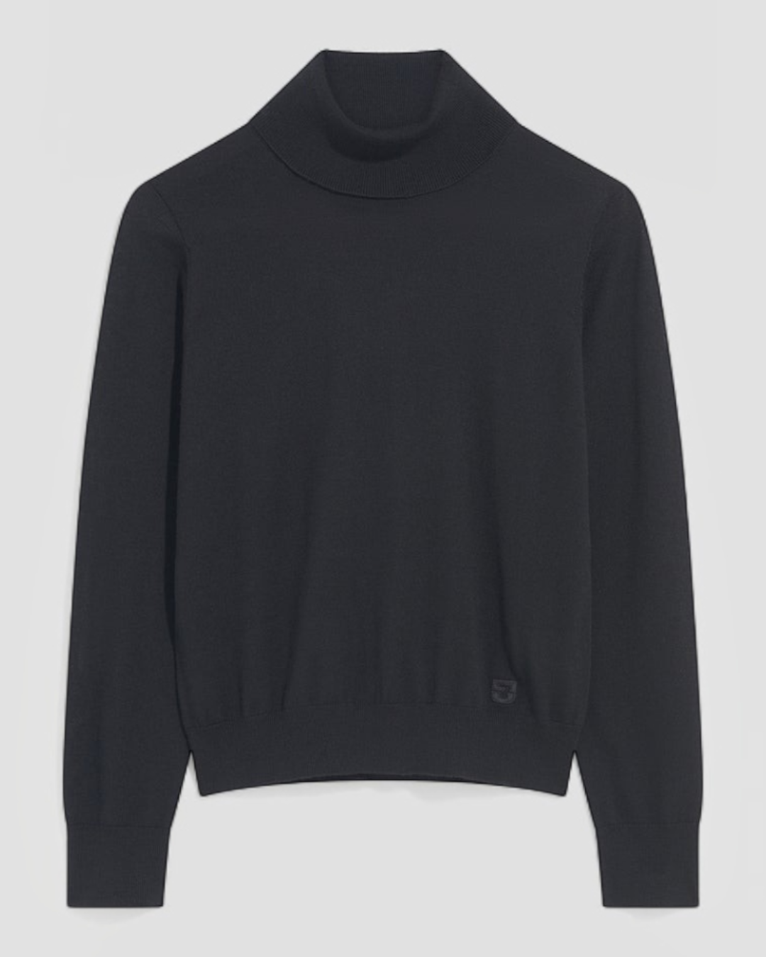 Gerard Darel - Col Roulé En Laine Mérinos Fine Rama - Noir