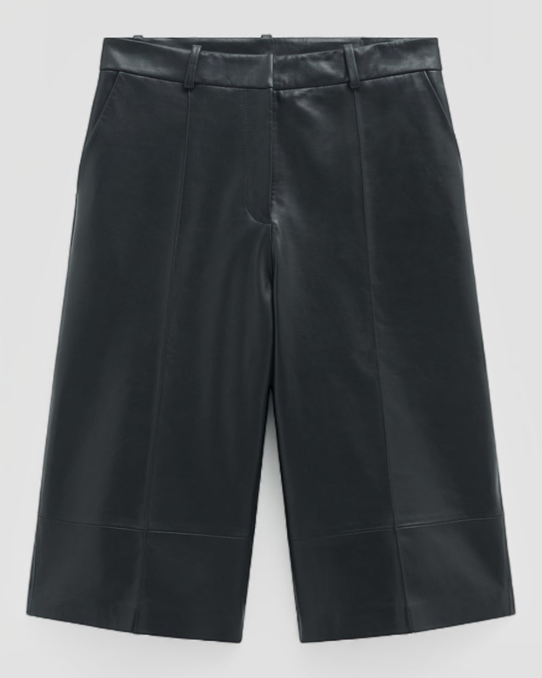 Gerard Darel - Mitsie Long Leather Bermuda Shorts - Black
