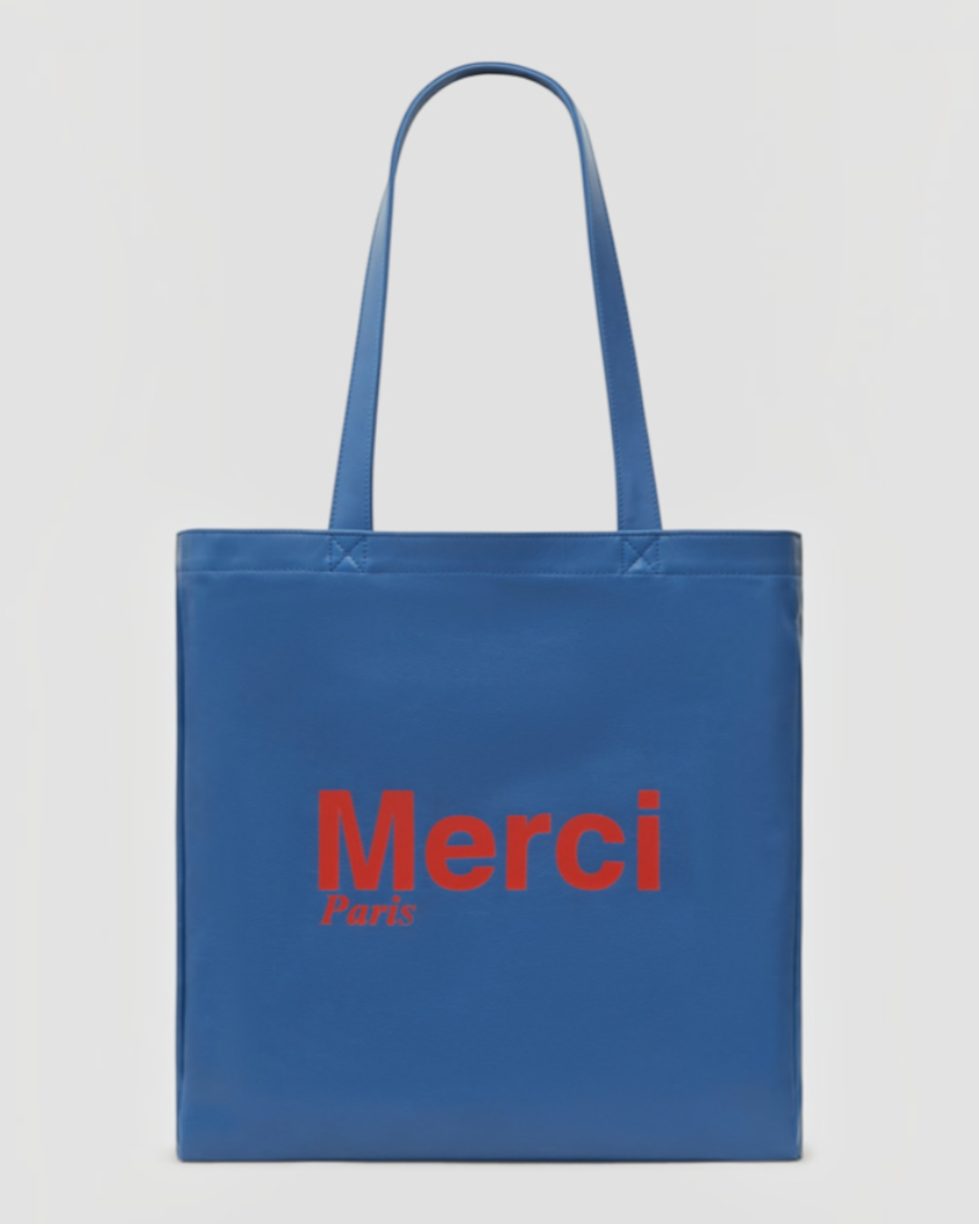 Merci x Gerard Darel - Leather Totebag - Blue