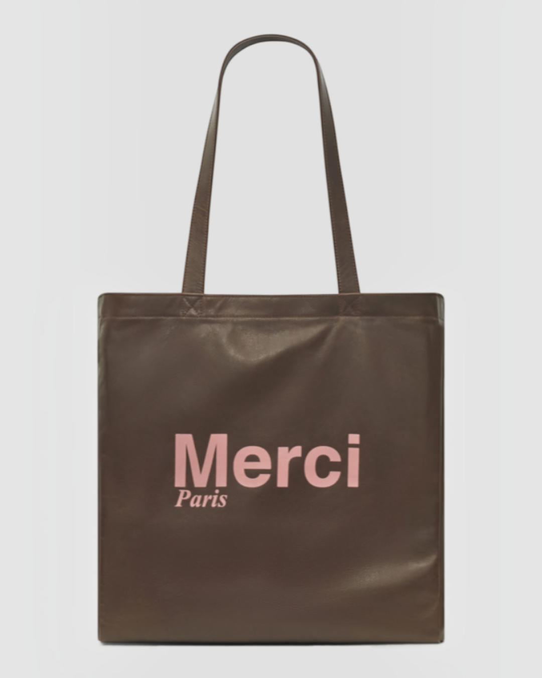 Merci x Gerard Darel - Leather Totebag - Brown
