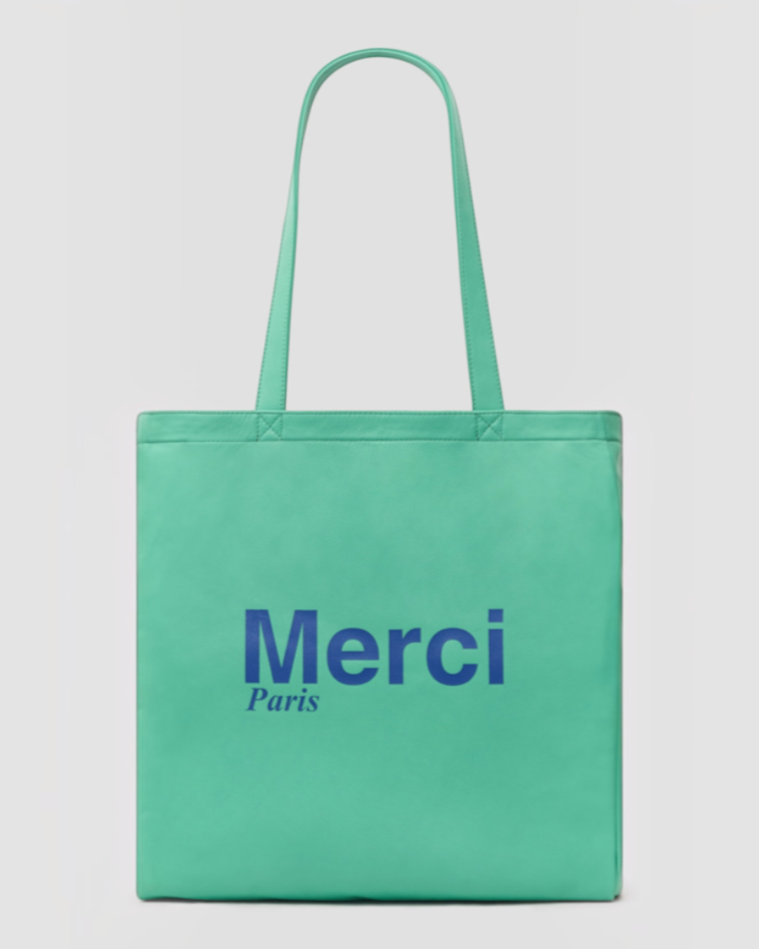 Merci x Gerard Darel - Leather Totebag - Mint