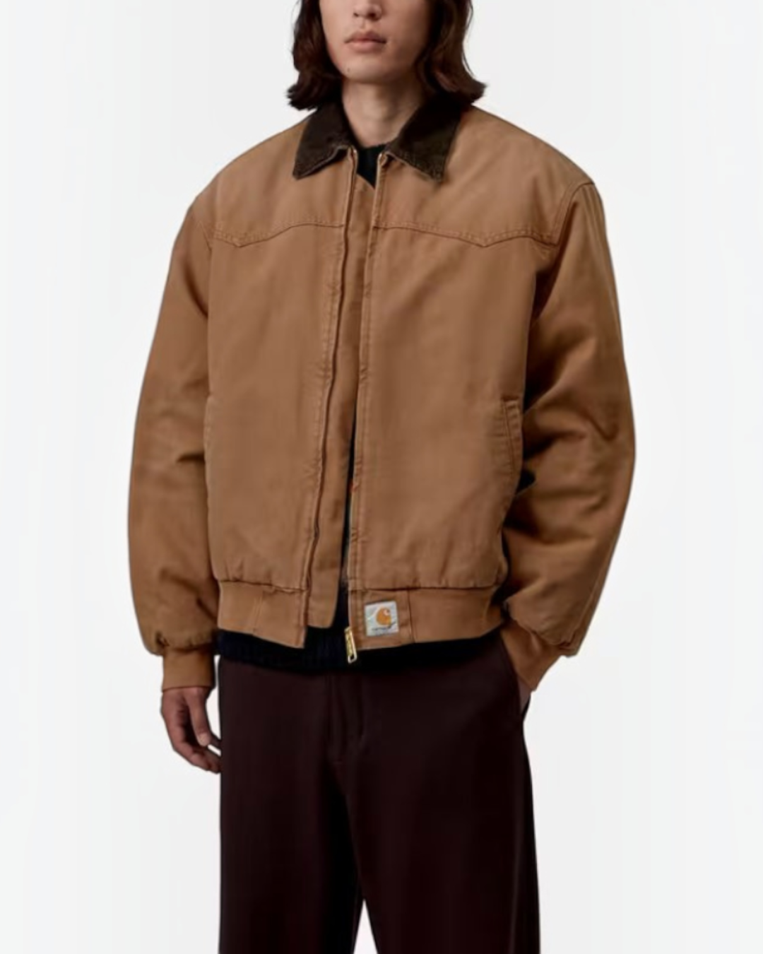 Carhartt Wip - Veste Og Santa Fe - Marron Tabac