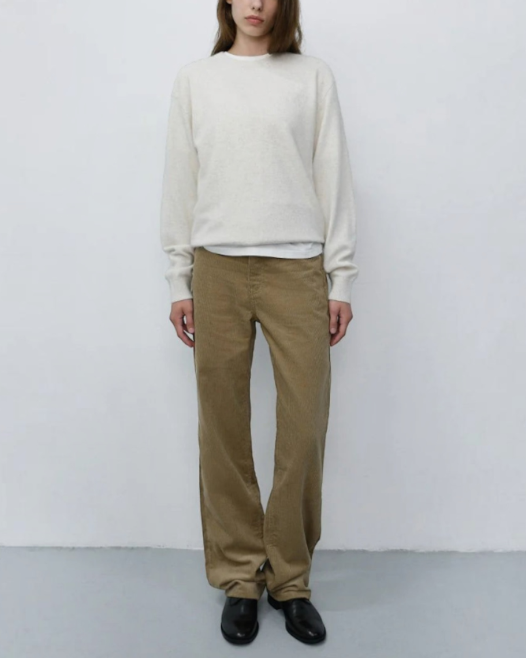 Dunst - Essential Straight Trousers - Etoupe Velvet