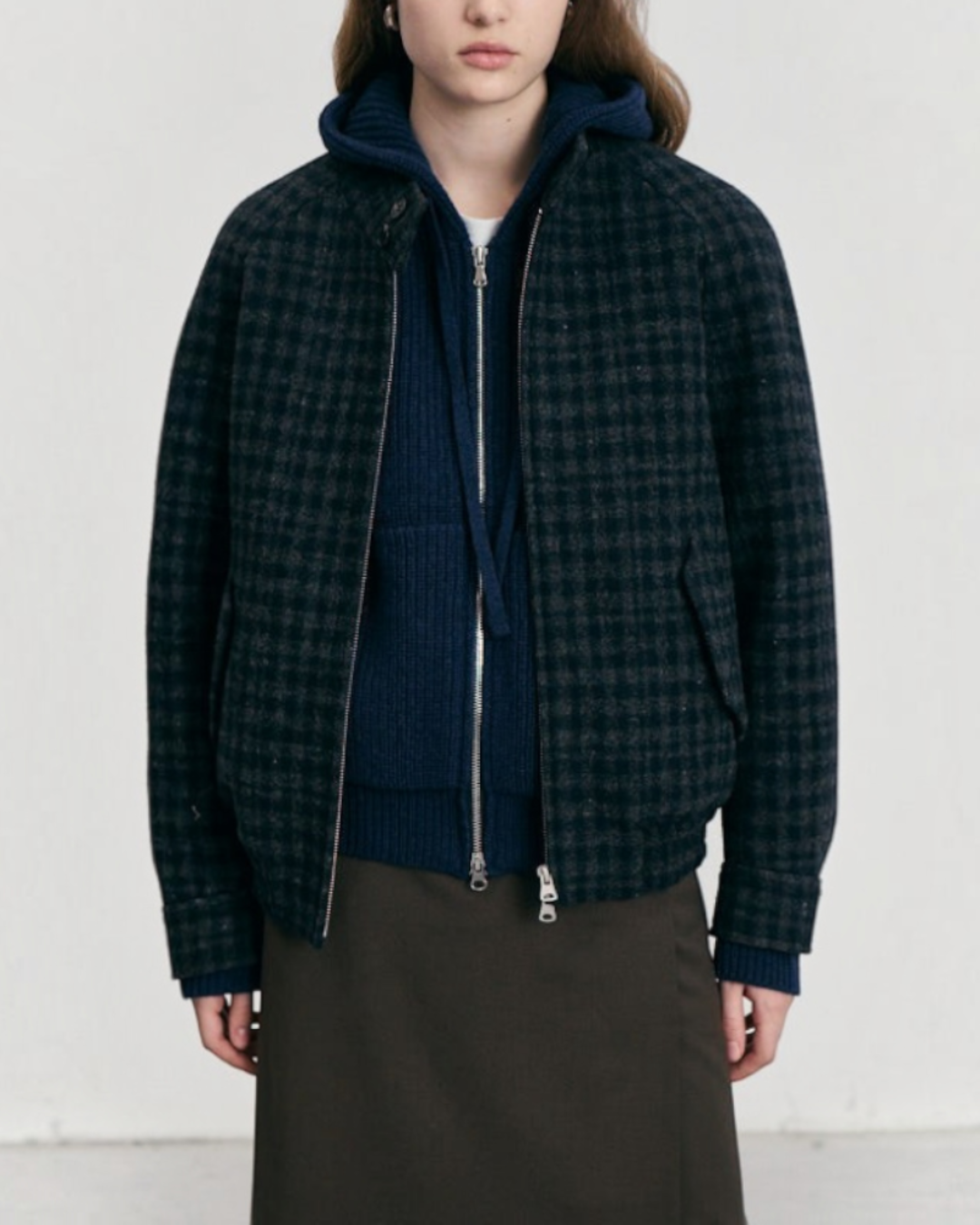 Dunst - Veste Harrington - Carreaux Marine