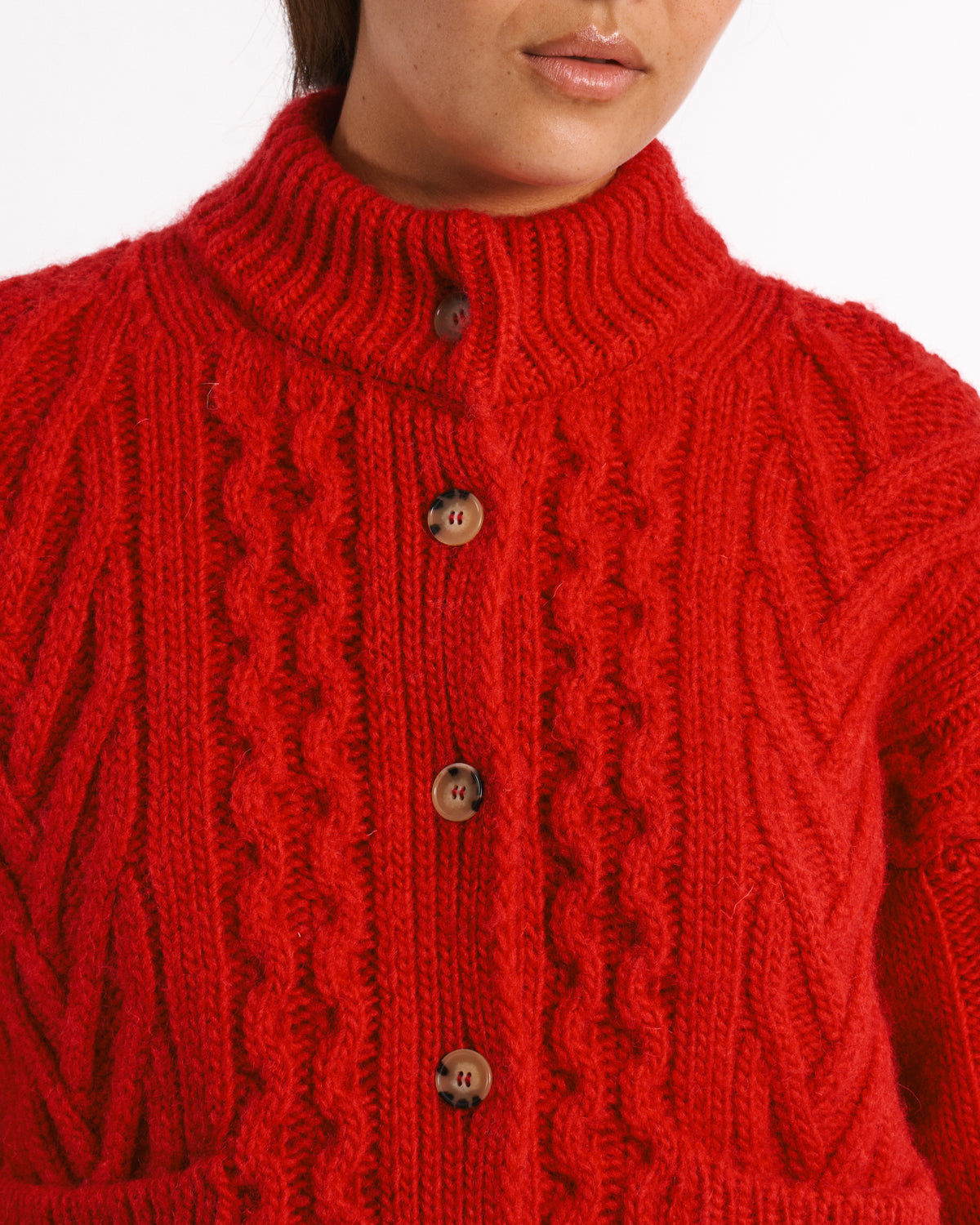 Au Vieux Campeur - Paid Leave - Elena Cardigan - Red