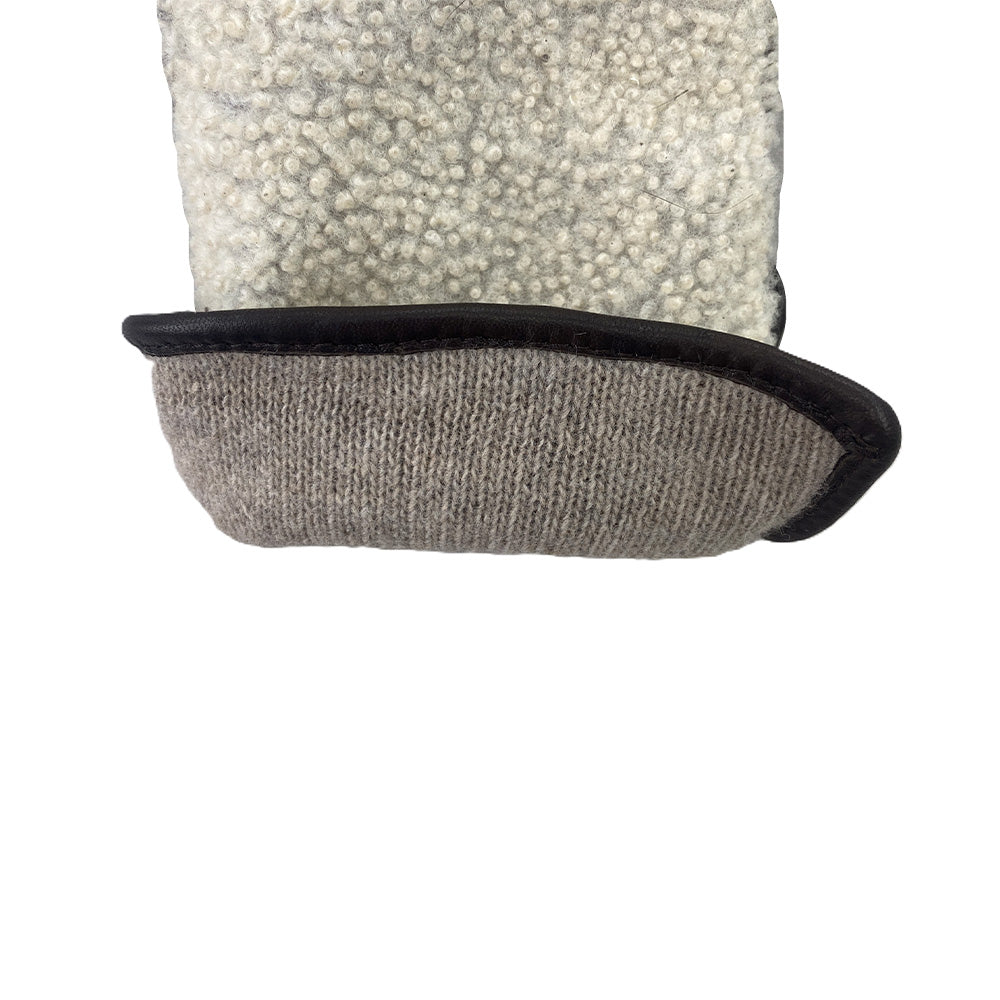 Milona - Gants Mouton Bouclé - Marron
