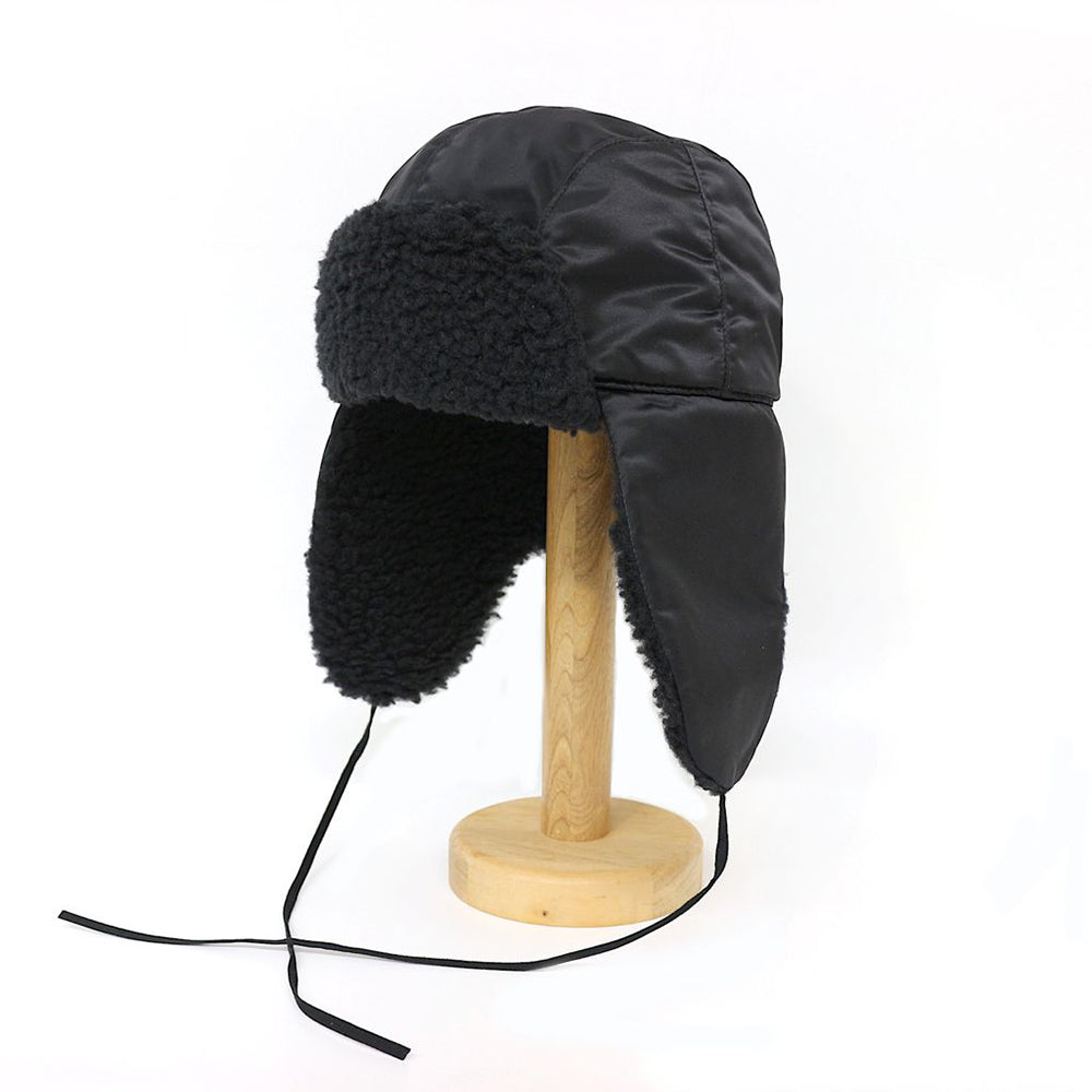 Chapeau Military Boa Aviator - Noir - Cableami - vue 3