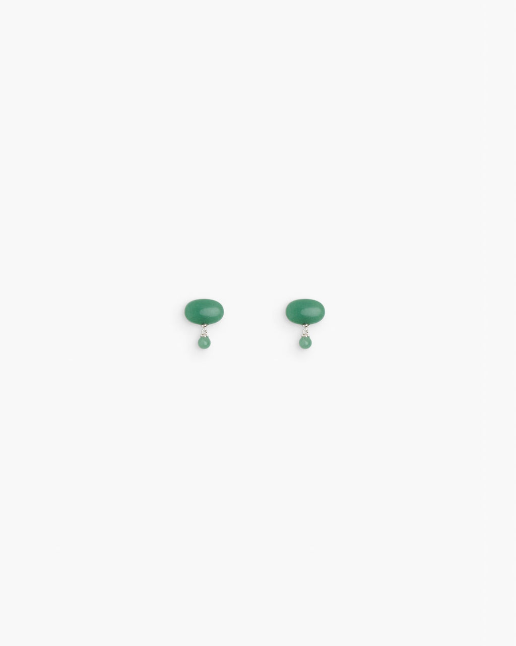 Ragbag - Dagny Earrings - Green Aventurine